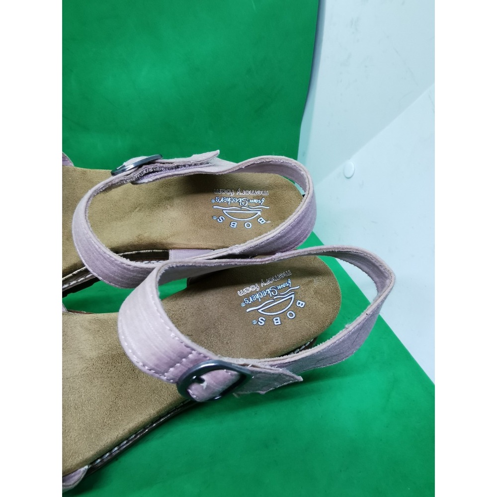 Skechers BOBS Desert Chill Sandals Women's Pink Adjustable Strap Comfort Size 10 - Picture 10 of 16